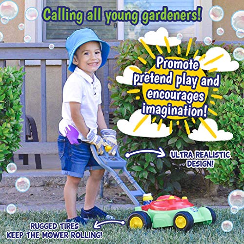 Bubble-N-Go Deluxe Toy Bubble Lawn Mower with Bubble Solution Bubble-N-Go Deluxe Toy Bubble Lawn Mower with Bubble Solution